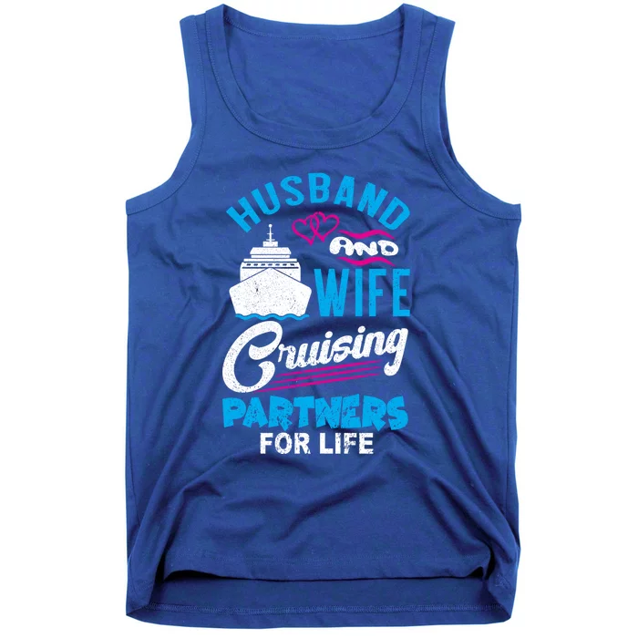 Cruising Cruise Vacation Husband Wife Couple Gift Tank Top