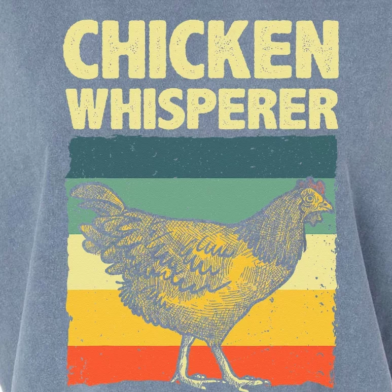 Cute Chicken Whisperer For Women Chicken Farmer Lover Garment-Dyed Women's Muscle Tee