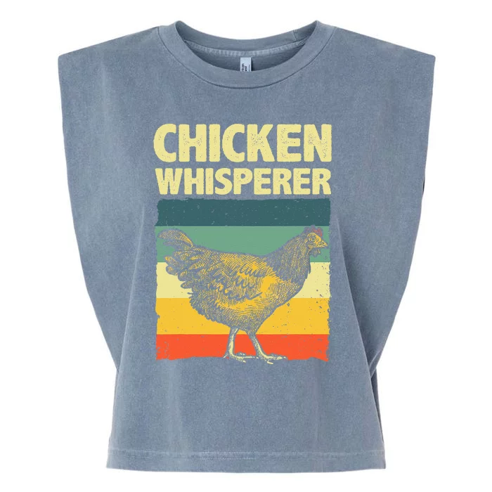 Cute Chicken Whisperer For Women Chicken Farmer Lover Garment-Dyed Women's Muscle Tee