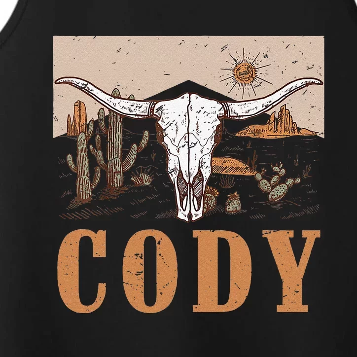 Cody Cowboy Western Style 90s Team Cody Family Pride Performance Tank