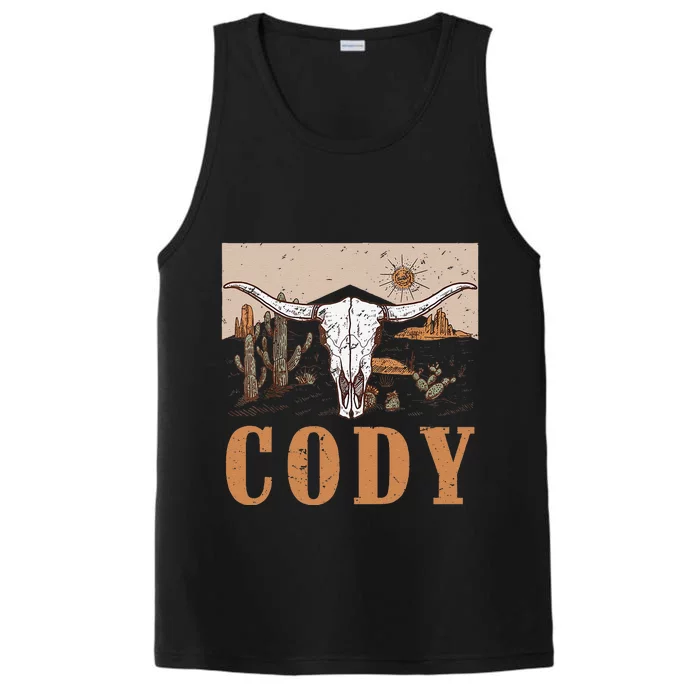 Cody Cowboy Western Style 90s Team Cody Family Pride Performance Tank