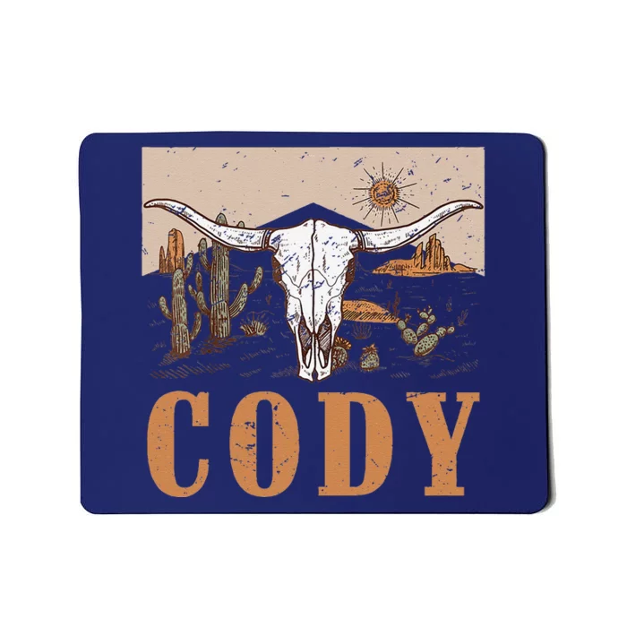 Cody Cowboy Western Style 90s Team Cody Family Pride Mousepad