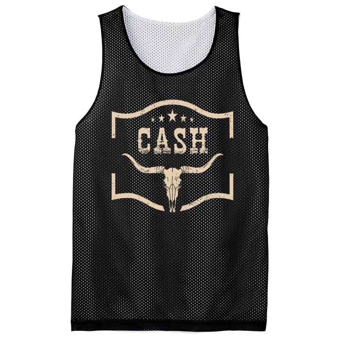 Cash Cowboy Wild West 90s Personalized Cash Family Pride Mesh Reversible Basketball Jersey Tank