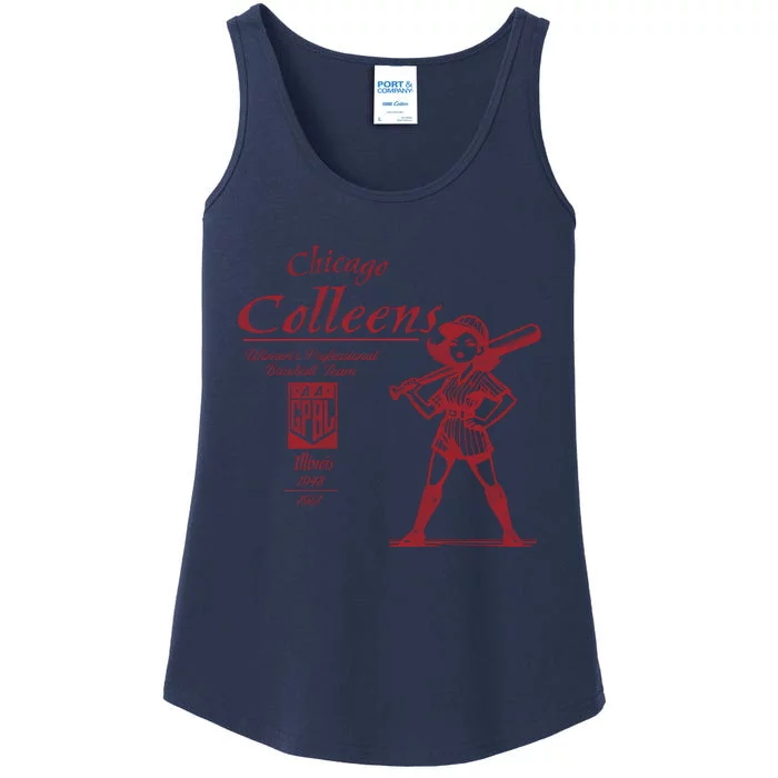 Chicago Colleens Women Professional Baseball Ladies Essential Tank