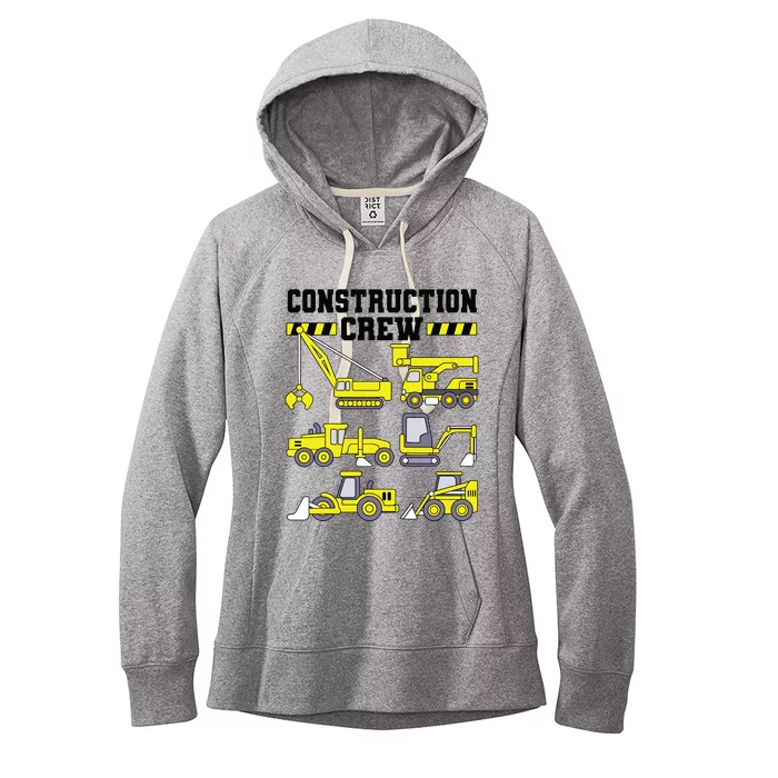 Construction Crew Worker Excavator Boy Girl Women's Fleece Hoodie