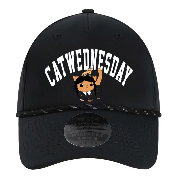 Cute Cat Wednesday And Thing Hand Perfect Gift Idea Performance The Dyno Cap