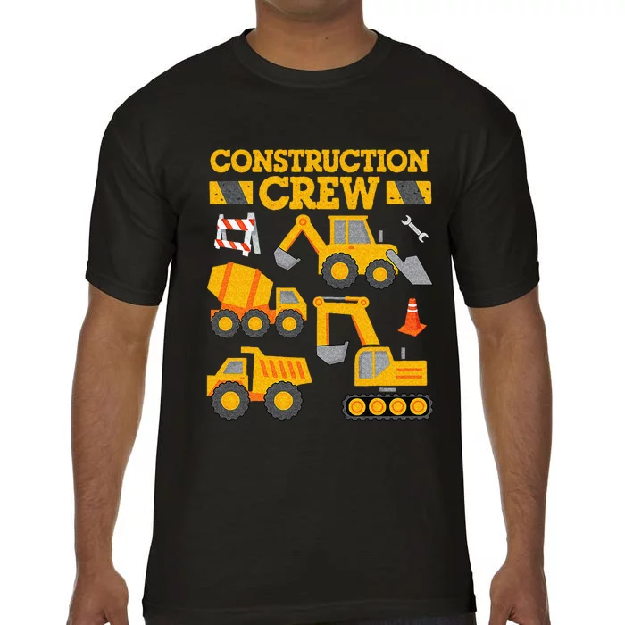 Construction Crew Worker Excavator Comfort Colors T-Shirt