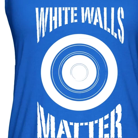 Classic Car White Walls Matter Lowrider Gift Ladies Essential Flowy Tank