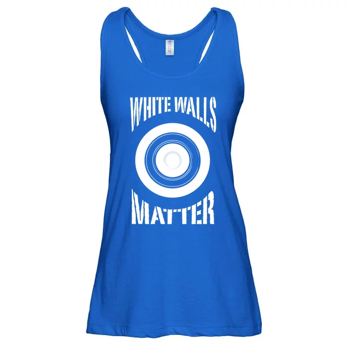 Classic Car White Walls Matter Lowrider Gift Ladies Essential Flowy Tank