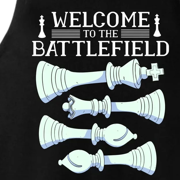 Cool Chess Welcome To The Battlefield Ladies Tri-Blend Wicking Tank