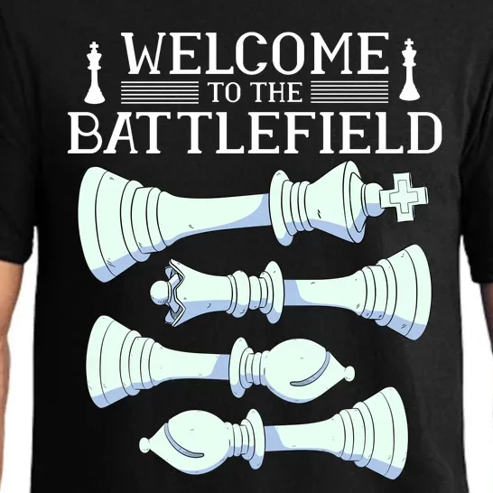 Cool Chess Welcome To The Battlefield Pajama Set