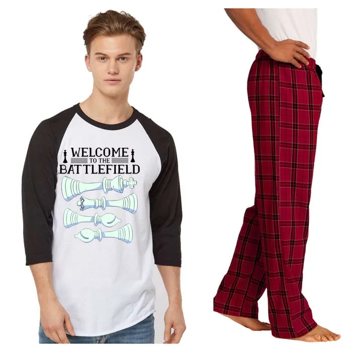 Cool Chess Welcome To The Battlefield Raglan Sleeve Pajama Set