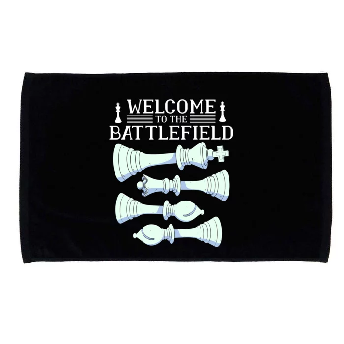 Cool Chess Welcome To The Battlefield Microfiber Hand Towel