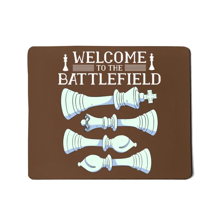 Cool Chess Welcome To The Battlefield Mousepad