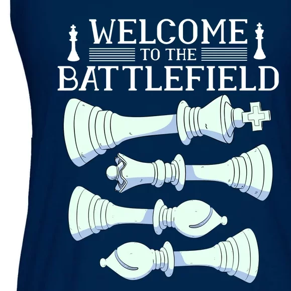 Cool Chess Welcome To The Battlefield Ladies Essential Flowy Tank