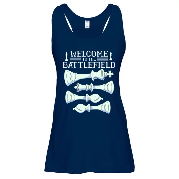 Cool Chess Welcome To The Battlefield Ladies Essential Flowy Tank