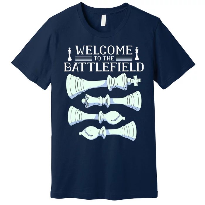 Cool Chess Welcome To The Battlefield Premium T-Shirt