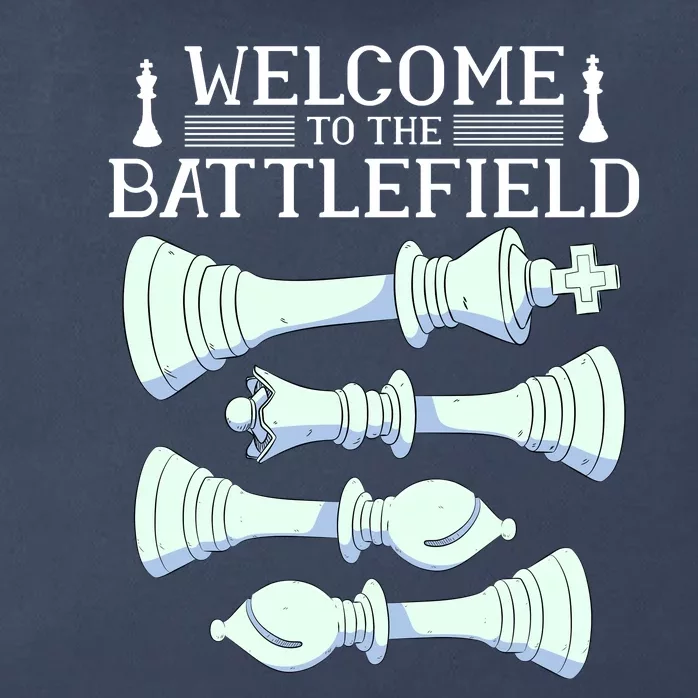 Cool Chess Welcome To The Battlefield Zip Tote Bag