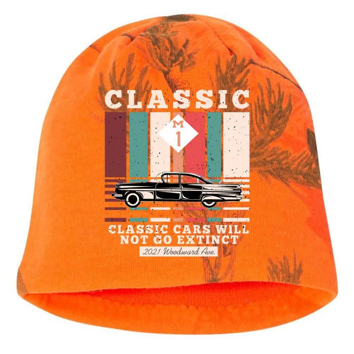 Classic Cars Will Not Go Extinct 2021 Woodward Ave M1 Kati - Camo Knit Beanie