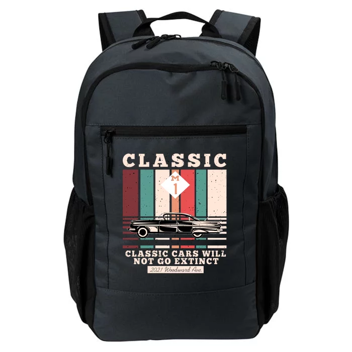 Classic Cars Will Not Go Extinct 2021 Woodward Ave M1 Daily Commute Backpack