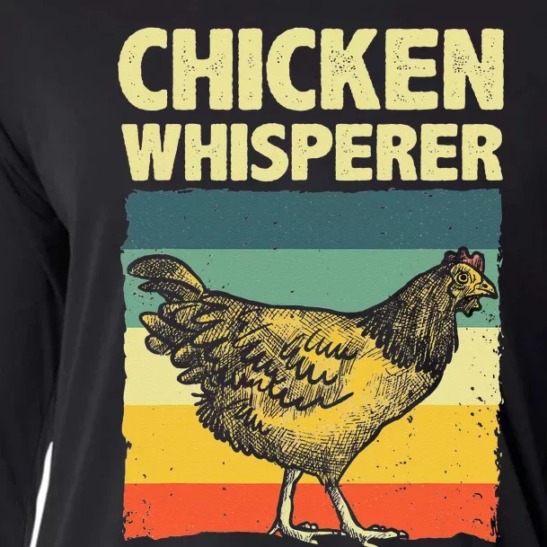 Cute Chicken Whisperer For Wo Chicken Farmer Lover Cooling Performance Long Sleeve Crew