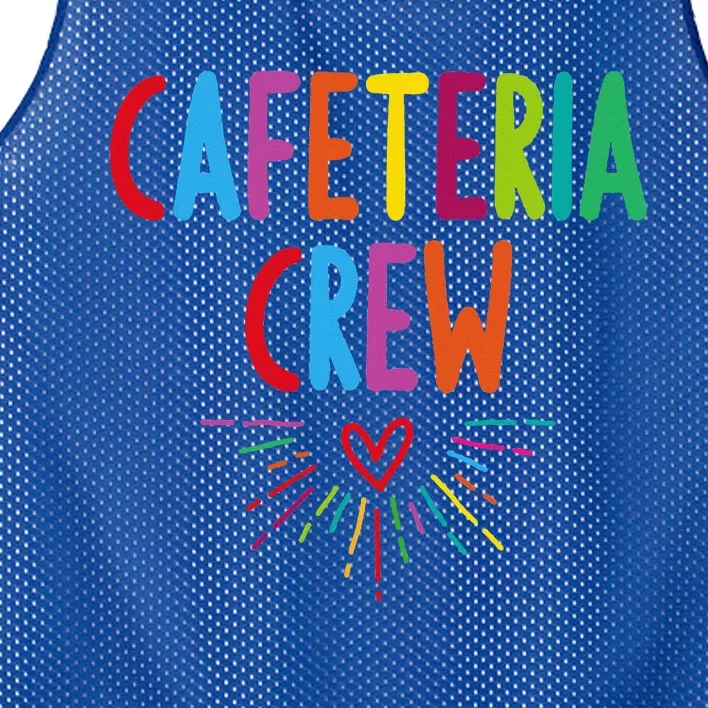 Cafeteria Crew Workers Lunch Lady Back To School Team Cute Mesh Reversible Basketball Jersey Tank