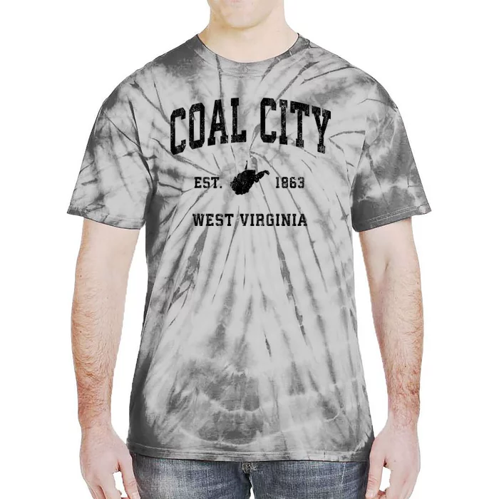 Coal City West Virginia Wv Vintage Athletic Sports Tie-Dye T-Shirt