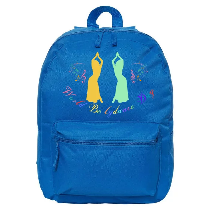 Colorful Celebrate World Belly Dance Day On May 11 Sway Hips Gift 16 in Basic Backpack