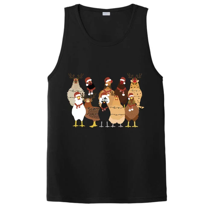 Christmas Chicken Women Chicken Performance Tank