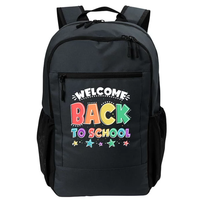 Cute Colorful Welcome Back To School Daily Commute Backpack