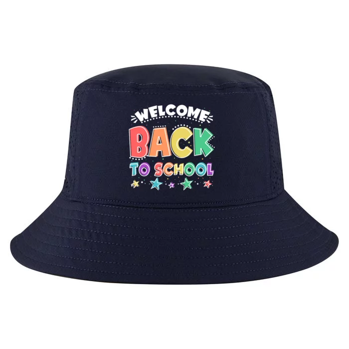 Cute Colorful Welcome Back To School Cool Comfort Performance Bucket Hat