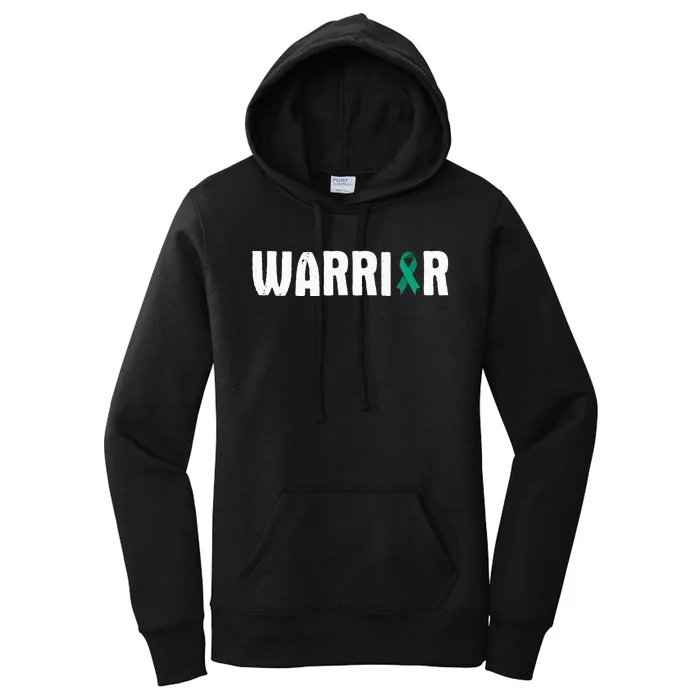 Cervical Cancer Warrior Awareness Fighter Quote Saying Women's Pullover Hoodie