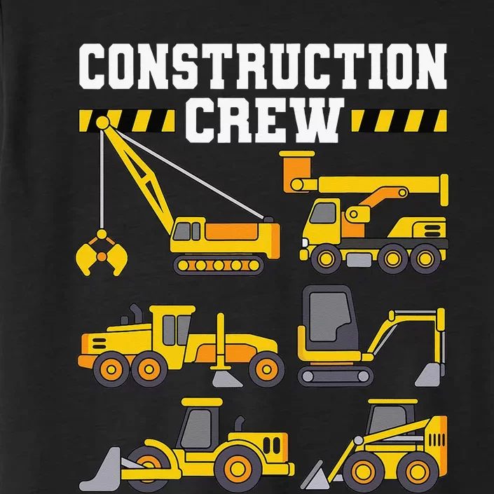 Construction Crew Worker Excavator ChromaSoft Performance T-Shirt