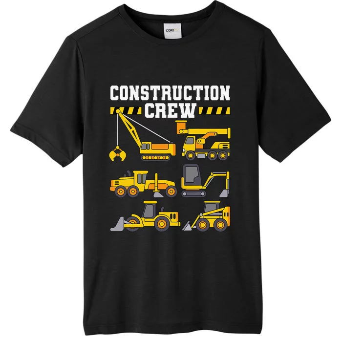 Construction Crew Worker Excavator ChromaSoft Performance T-Shirt