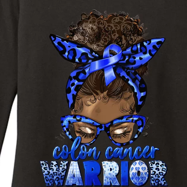 Colon Cancer Warrior Awareness Survivors Fighters Funny Gift Womens CVC Long Sleeve Shirt