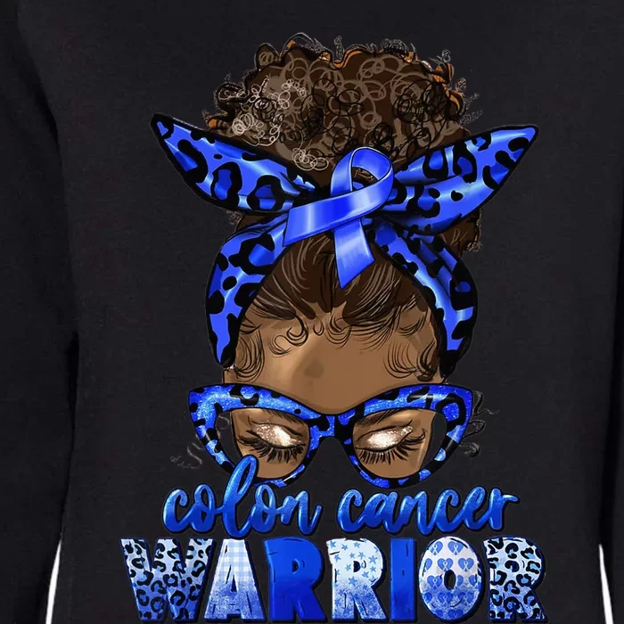 Colon Cancer Warrior Awareness Survivors Fighters Funny Gift Womens California Wash Sweatshirt