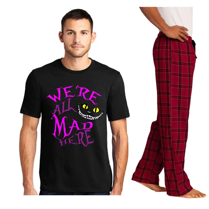 Cheshire Cat WeRe All Mad Here Pajama Set