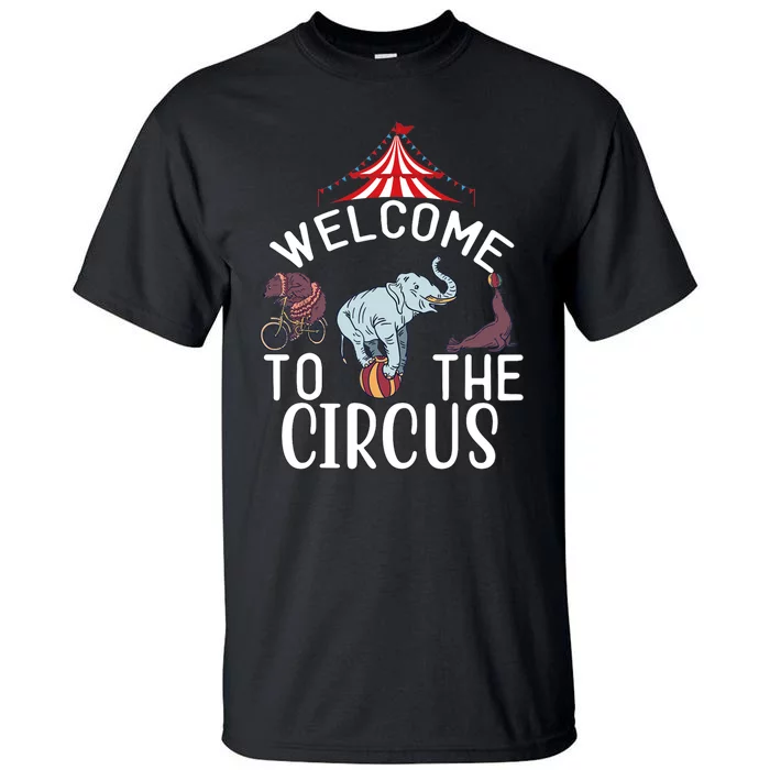 Circus Costume Wo Carnival Monday Wear Circus Staff Party Tall T-Shirt