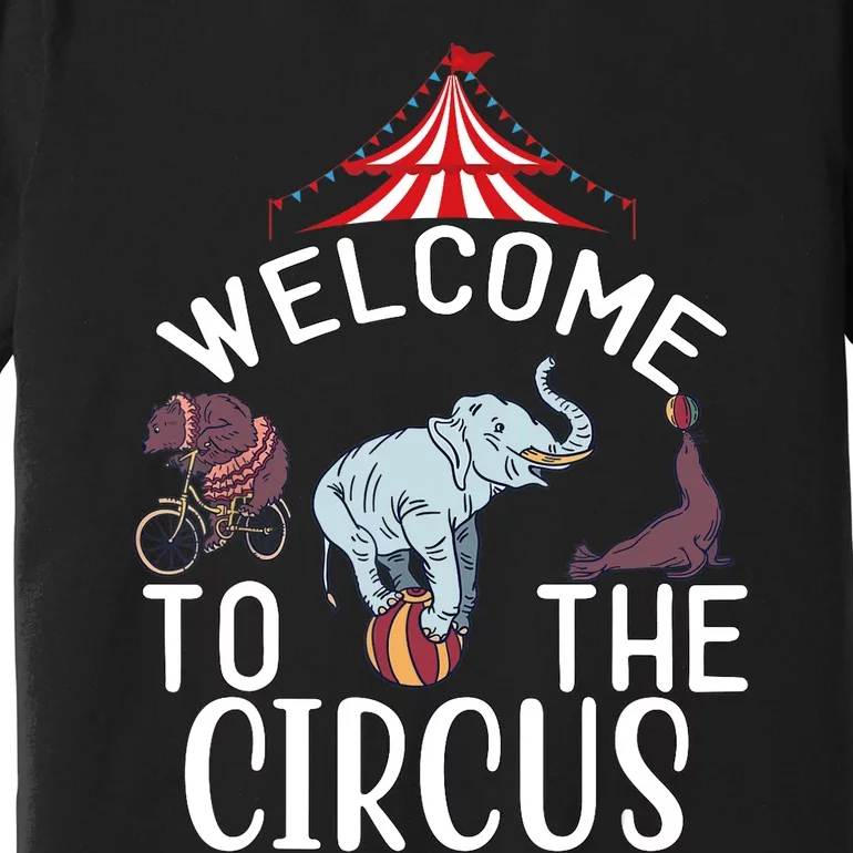 Circus Costume Wo Carnival Monday Wear Circus Staff Party Premium T-Shirt