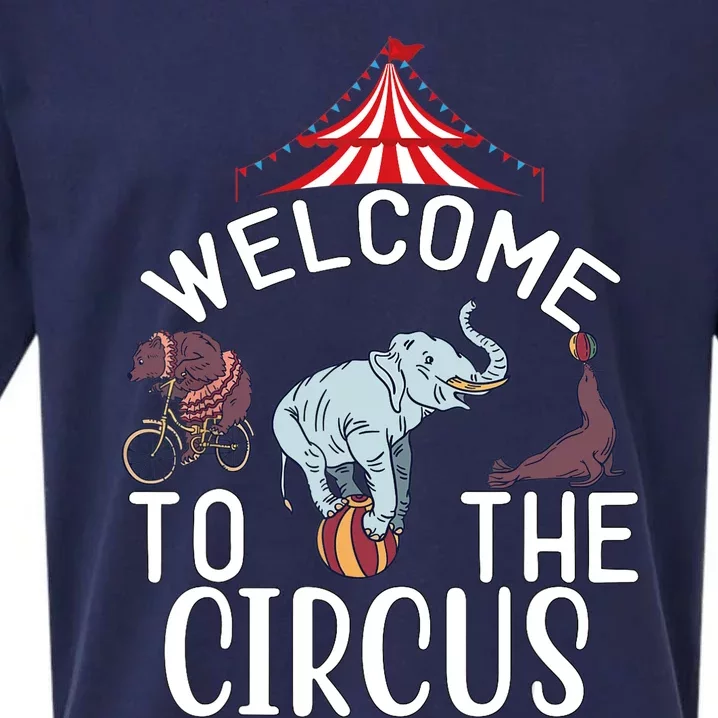 Circus Costume Wo Carnival Monday Wear Circus Staff Party Sueded Cloud Jersey T-Shirt