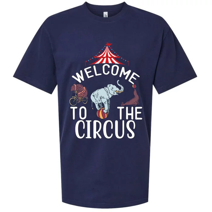 Circus Costume Wo Carnival Monday Wear Circus Staff Party Sueded Cloud Jersey T-Shirt