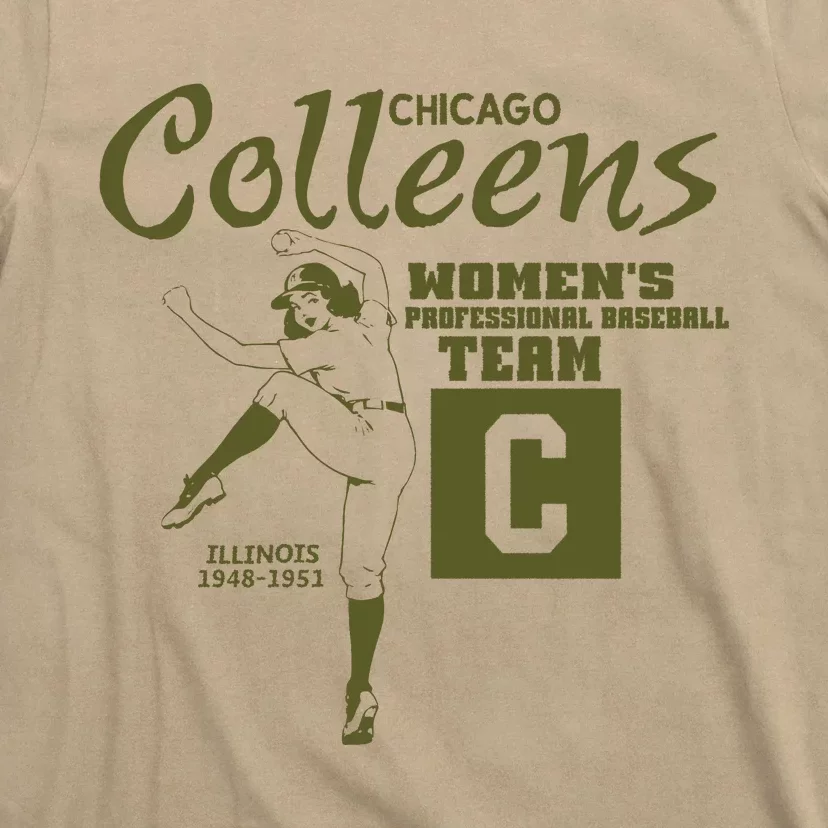 Chicago Colleens Women Professional Baseball Team 1948 T-Shirt