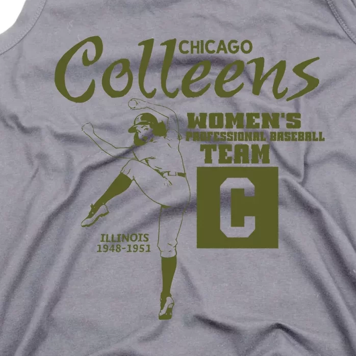 Chicago Colleens Women Professional Baseball Team 1948 Tank Top