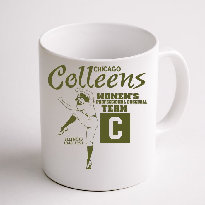 Chicago Colleens Women Professional Baseball Team 1948 Front & Back Coffee Mug