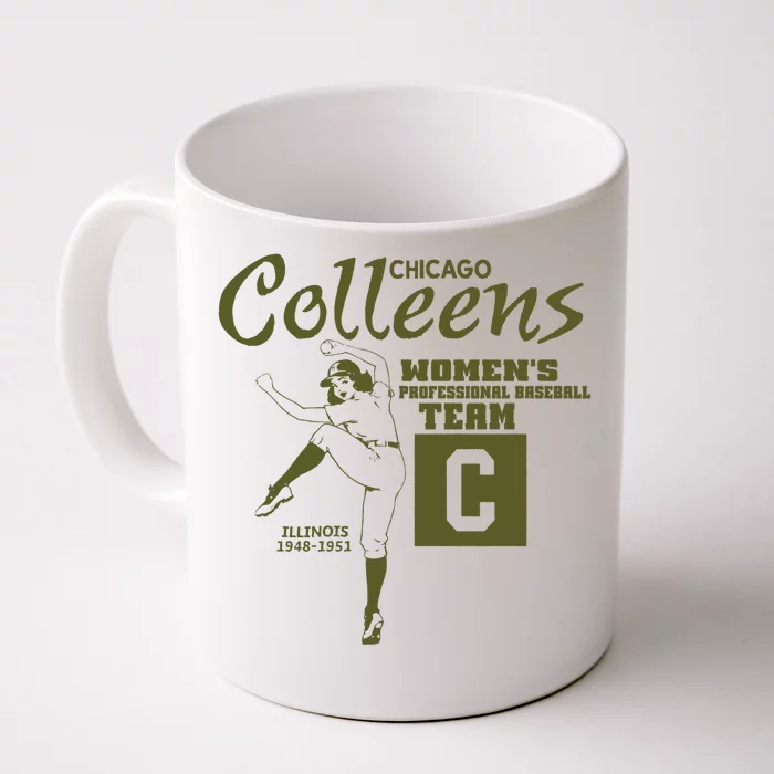 Chicago Colleens Women Professional Baseball Team 1948 Front & Back Coffee Mug