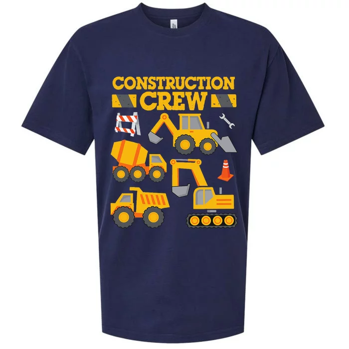 Construction Crew Worker Excavator Sueded Cloud Jersey T-Shirt