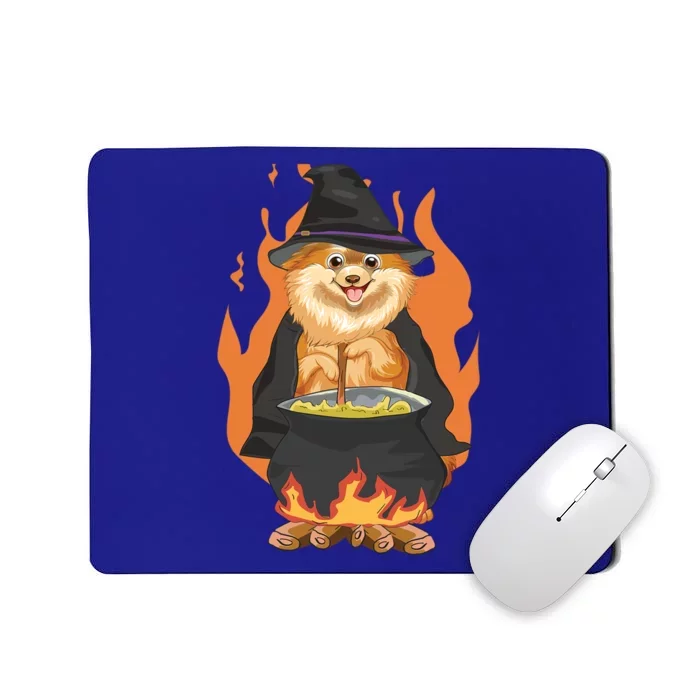 Cute Corgi With Witch Hat Corgi Halloween Cute Gift Mousepad