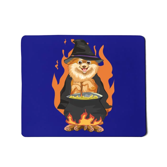 Cute Corgi With Witch Hat Corgi Halloween Cute Gift Mousepad