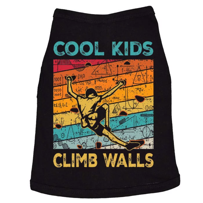 Cool Climb Walls Extreme Sport Rock Climbing Bouldering Doggie Tank