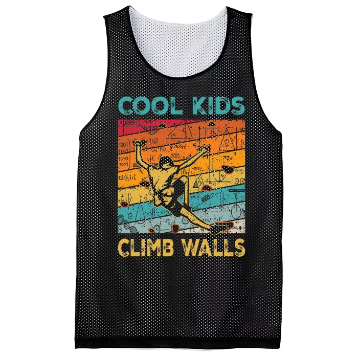 Cool Climb Walls Extreme Sport Rock Climbing Bouldering Mesh Reversible Basketball Jersey Tank